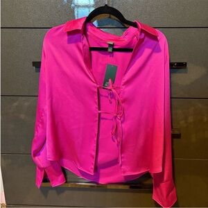Hot Pink Blouse